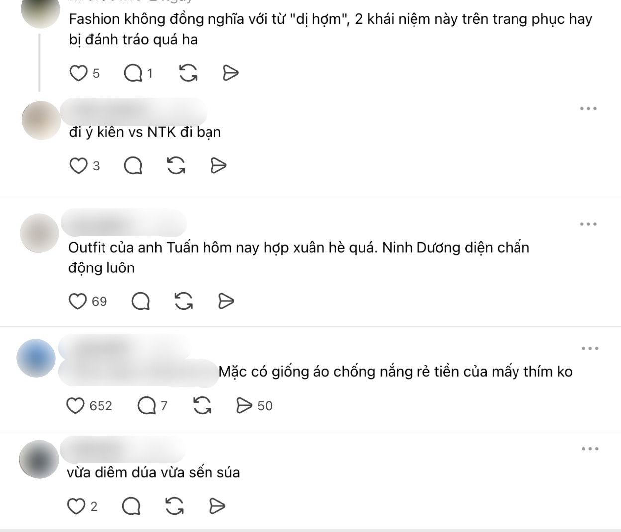 Nhiều ý kiến trái chiều về bộ trang phục mà cặp đôi diện. (Nguồn: Threads)