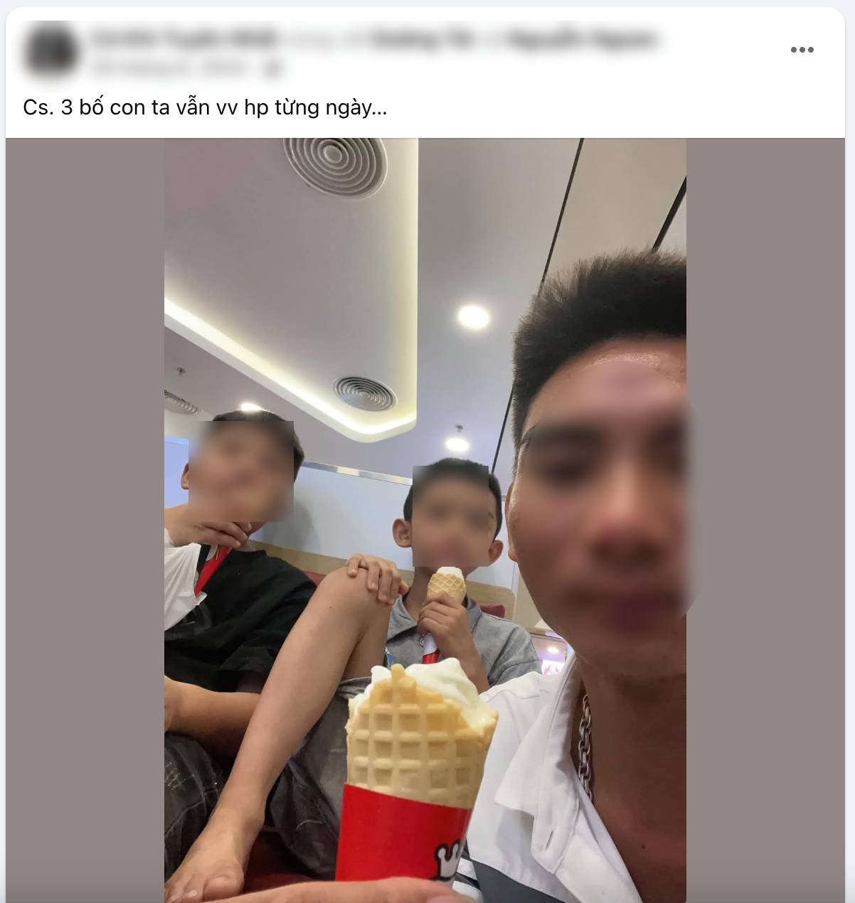 Các bài đăng tải trước đó của nghi phạm
