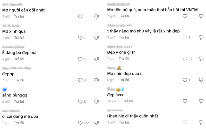 Cộng đồng mạng dành nhiều lời khen cho vóc dáng cùng thần thái ngày càng tiến bộ của Nàng Mơ.