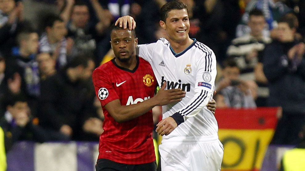 Patrice Evra từng là đồng đội sát cánh thân thiên với Ronaldo