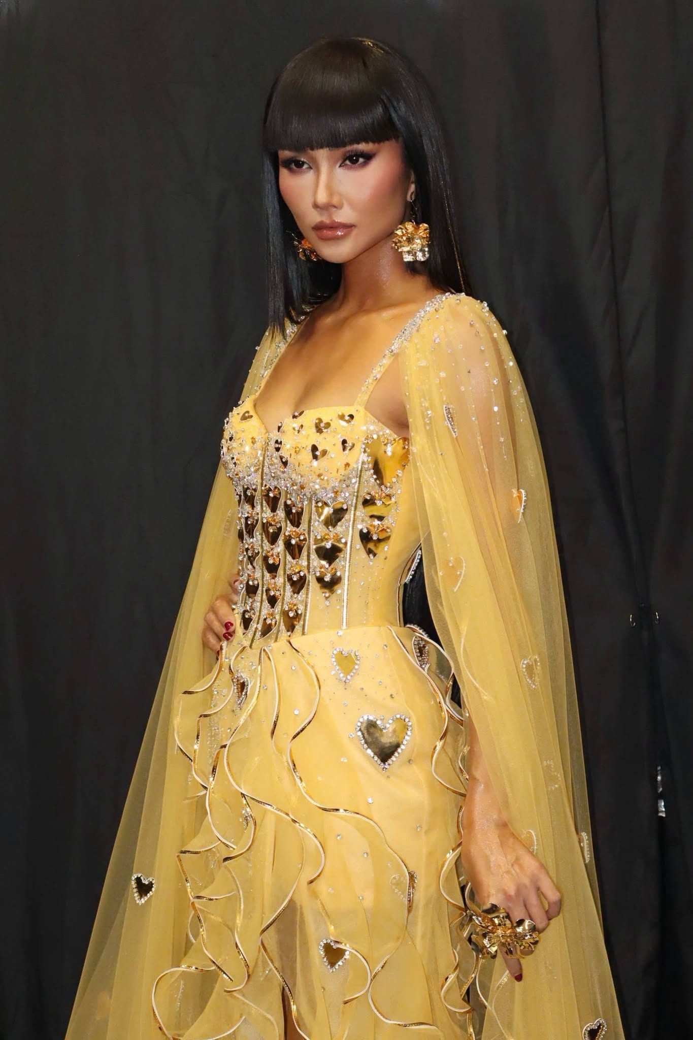   Cô tạo nên dấu mốc đặc biệt cho nhan sắc Việt khi lọt Top 5 Miss Universe 2018. Ảnh: Tổng hợp. Ảnh: FBNV  