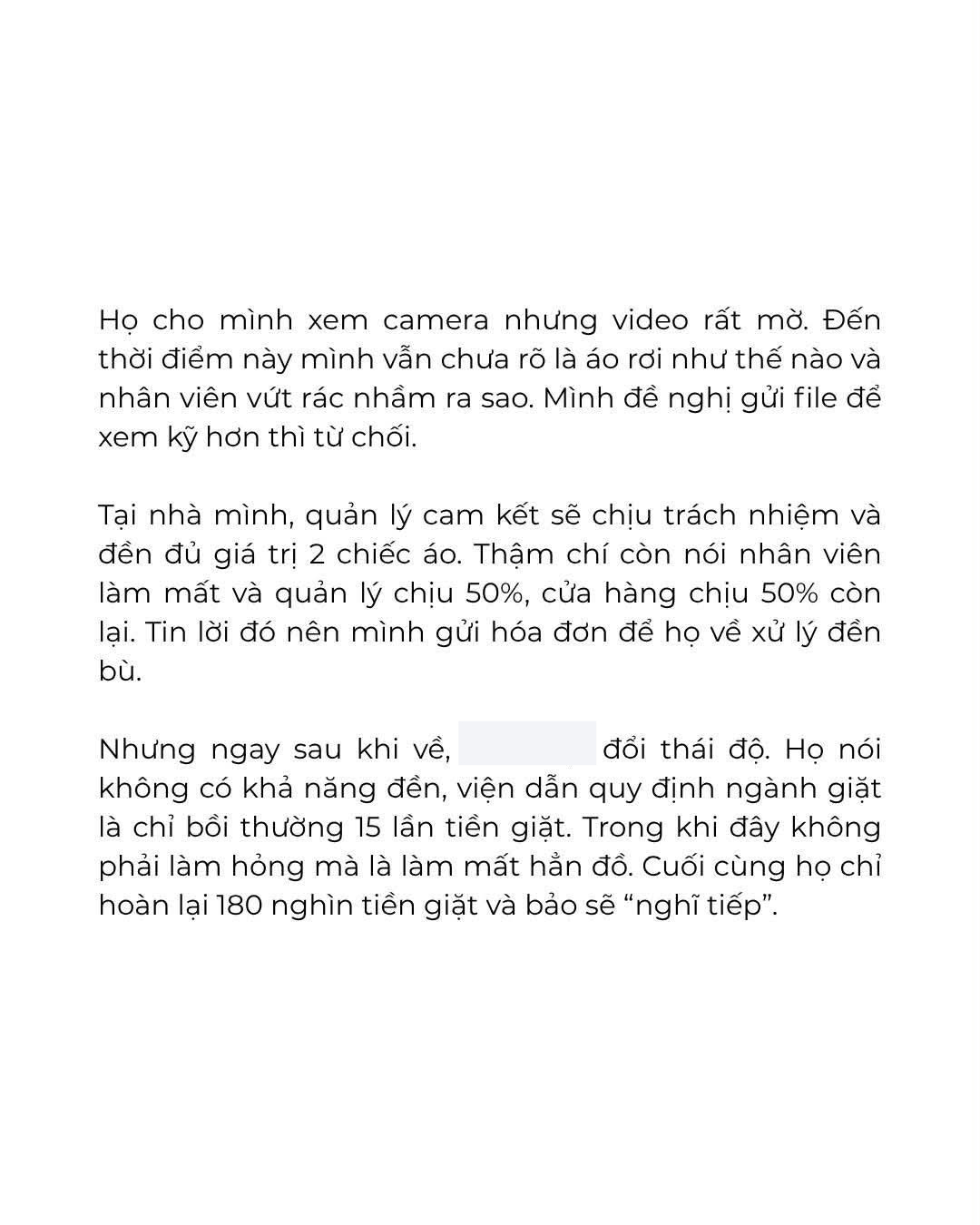 Drama khách tố tiệm giặt Hà Nội làm mất 2 áo hiệu 60 triệu, áo khoác LV 150 triệu cũng gặp sự cố thảm thương