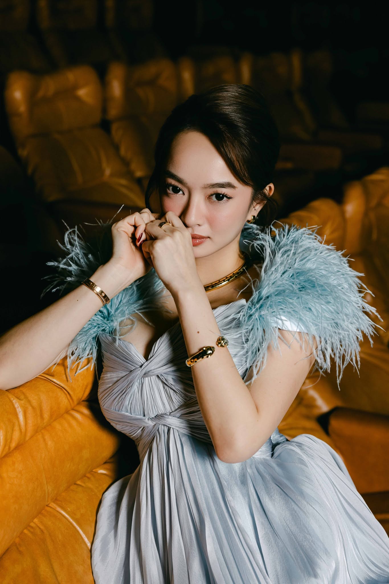 Cô liên tục góp mặt trong nhiều dự án chiếu rạp nổi bật như: Hồn papa da con gái, Gái già lắm chiêu V, Cô gái từ quá khứ, Người vợ cuối cùng, Công tử Bạc Liêu hay Yêu nhầm bạn thân… Ảnh: FBNV