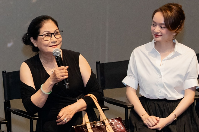 Nữ diễn viên sinh năm 1999 trong một gia đình có điều kiện, mẹ từng là tiếp viên hàng không còn bố hoạt động trong lĩnh vực kinh doanh. Ảnh: FBNV