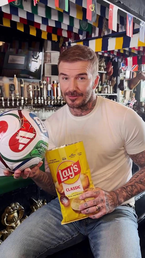 David Beckham liên tục xuất hiện trên quảng cáo
