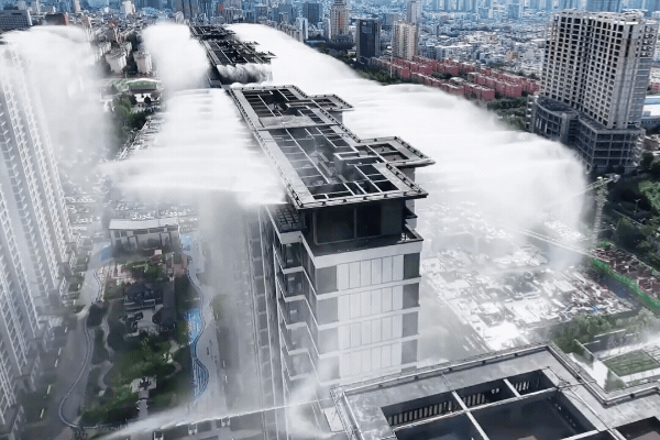 Pháp sư Trung Hoa ra tay trị nắng nóng, ông trời thấy cũng phải nể 3 phần