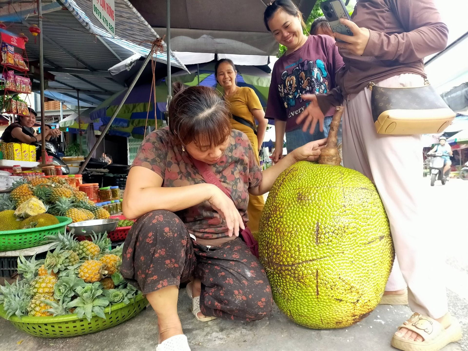 Quả mít nặng 53kg ở Lạng Sơn, cả phố đổ ra xem: Hé lộ giá bán