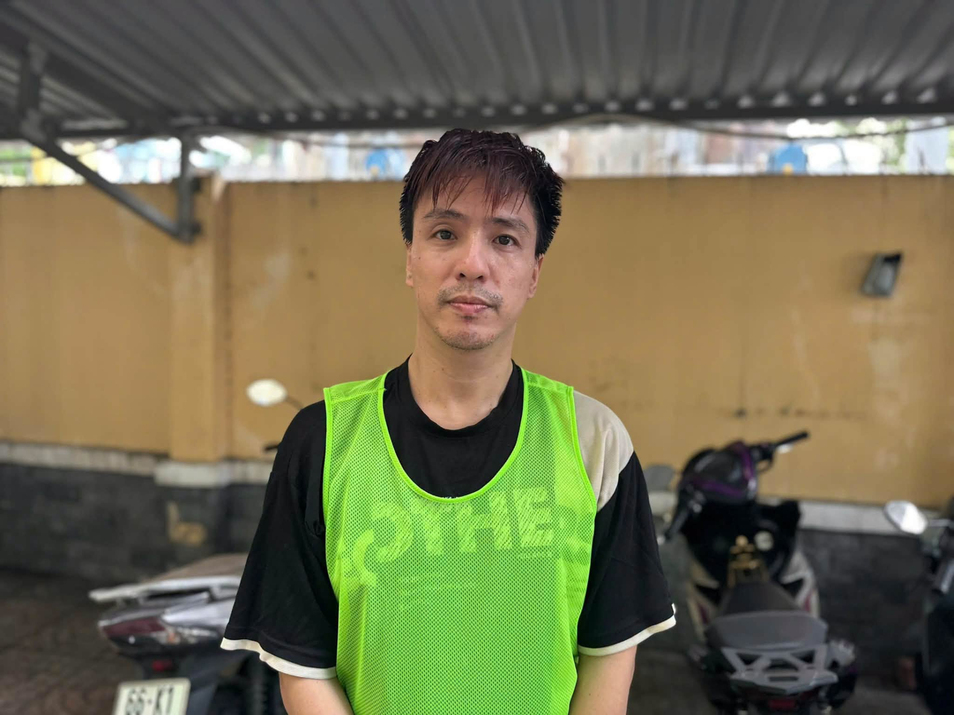 Tăng Nhật Tuệ có thái độ hợp tác tích cực trong quá trình làm việc với cơ quan chức năng. Ảnh: Công an cung cấp