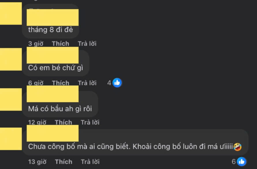Cư dân mạng rộ nghi vấn cô chuẩn bị thông báo việc có tin vui. Ảnh: Chụp màn hình