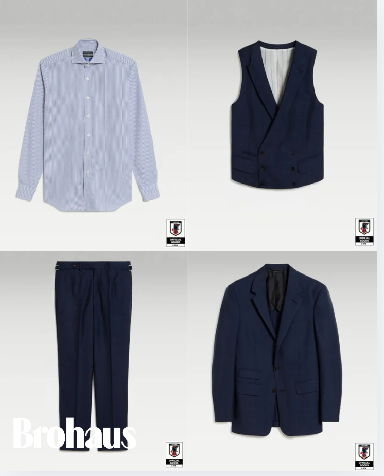 Chi tiết bộ suit dunhill dành cho đội tuyển Nhật Bản tại World Cup năm nay.