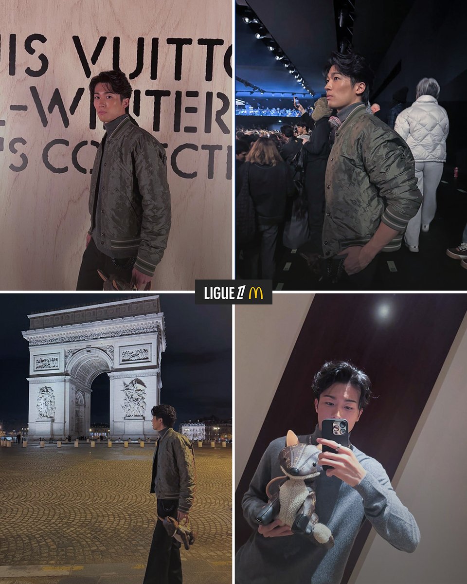 Outfit của Keito tại show Louis Vuitton Men Thu/Đông 2026.