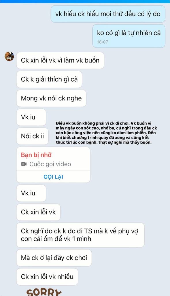 Lucie Nguyễn đăng tải đoạn tin nhắn với chồng khiến cả cõi mạng tranh cãi