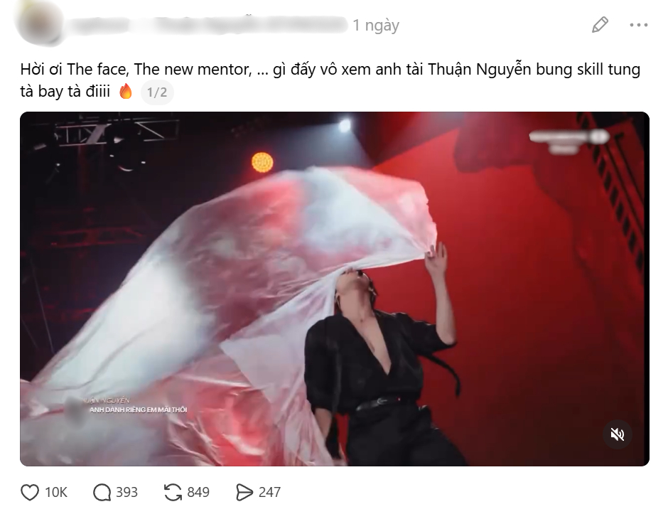 Bài đăng về Thuận Nguyễn đang viral trên Threads