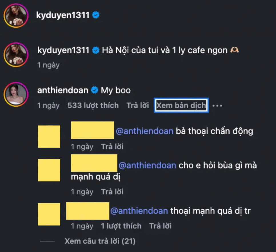 Hoa hậu Đoàn Thiên Ân xác nhận mối quan hệ với Kỳ Duyên
