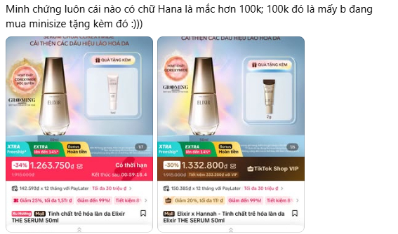 Dân mạng “bắt bài” Hannah Olala: Độn giá trên trời, livestream deal hời mà vẫn đắt hơn mua ngày thường