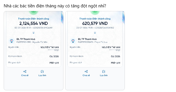 Cú sốc tiền điện tháng 6
