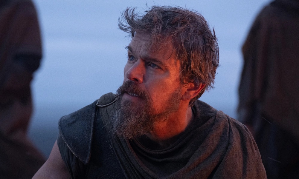 Matt Damon thủ vai Odysseus được đánh giá là diễn xuất bùng nổ
