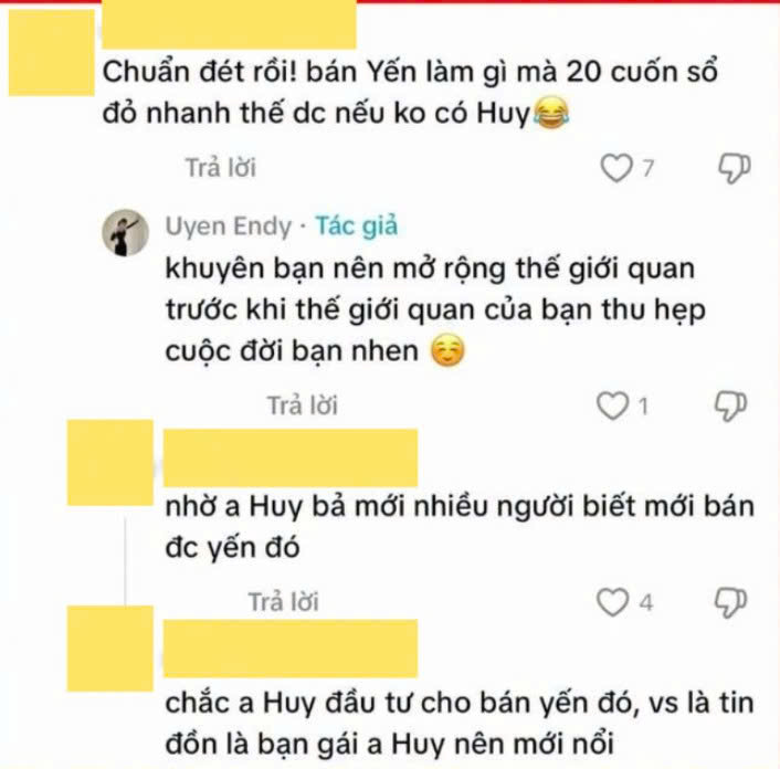 Bạn gái tin đồn thẳng thắn đáp trả khi bị nói dựa hơi Ngô Kiến Huy. Ảnh: Chụp màn hình