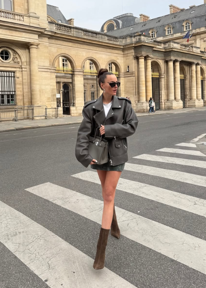Robine tại Paris Fashion Week hồi tháng 1 năm nay.