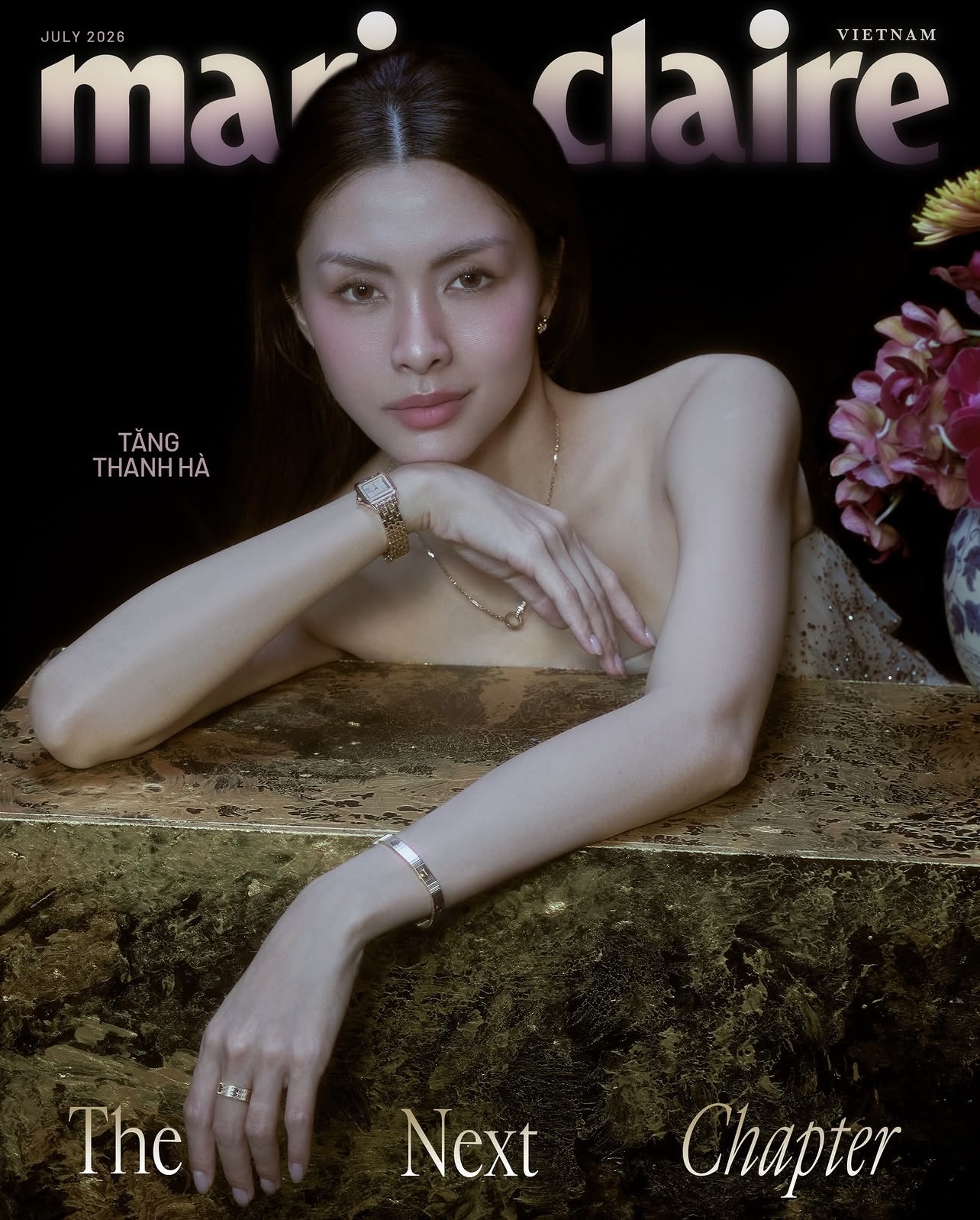 Hà Tăng khoe nhan sắc rạng rỡ ở tuổi 39.