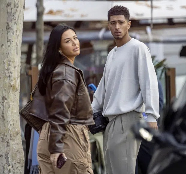 Jude Bellingham và Ashlyn Castro thường được bắt gặp đi xem các trận đấu và đi ăn cùng nhau (Ảnh: Getty Images)