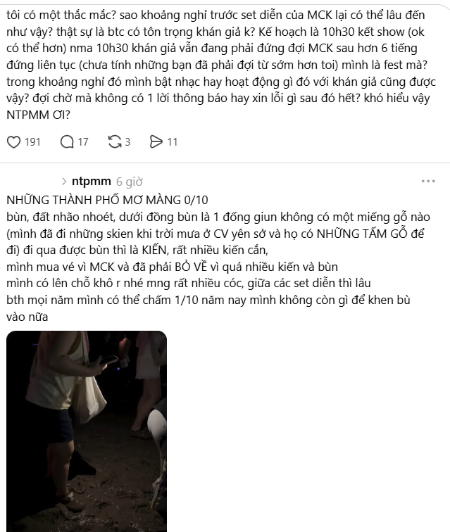 Nhiều bài đăng phàn nàn xuất hiện trên mạng xã hội