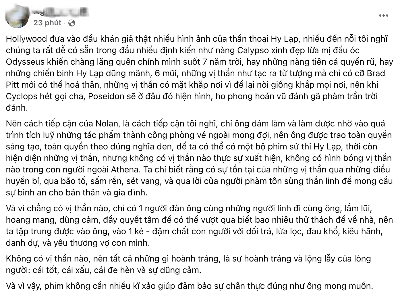 MXH phát cuồng vì The Odyssey: Khúc bi tráng bùng nổ mọi giác quan, nổi da gà từ bối cảnh đến kỹ xảo