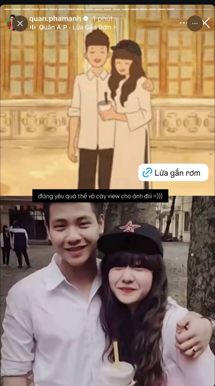 Mối tình thanh xuân vườn trường ngọt ngào.
