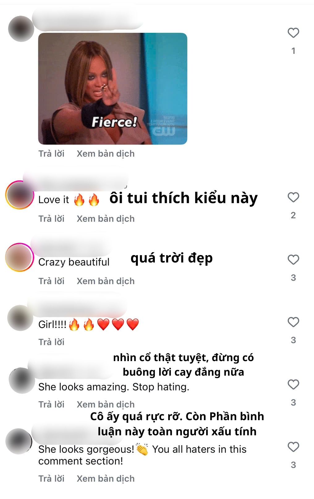 Ngược lại, nhiều netizen lại vô cùng thích thú với oufit đầy màu sắc này của người đẹp. (Nguồn: Instagram)