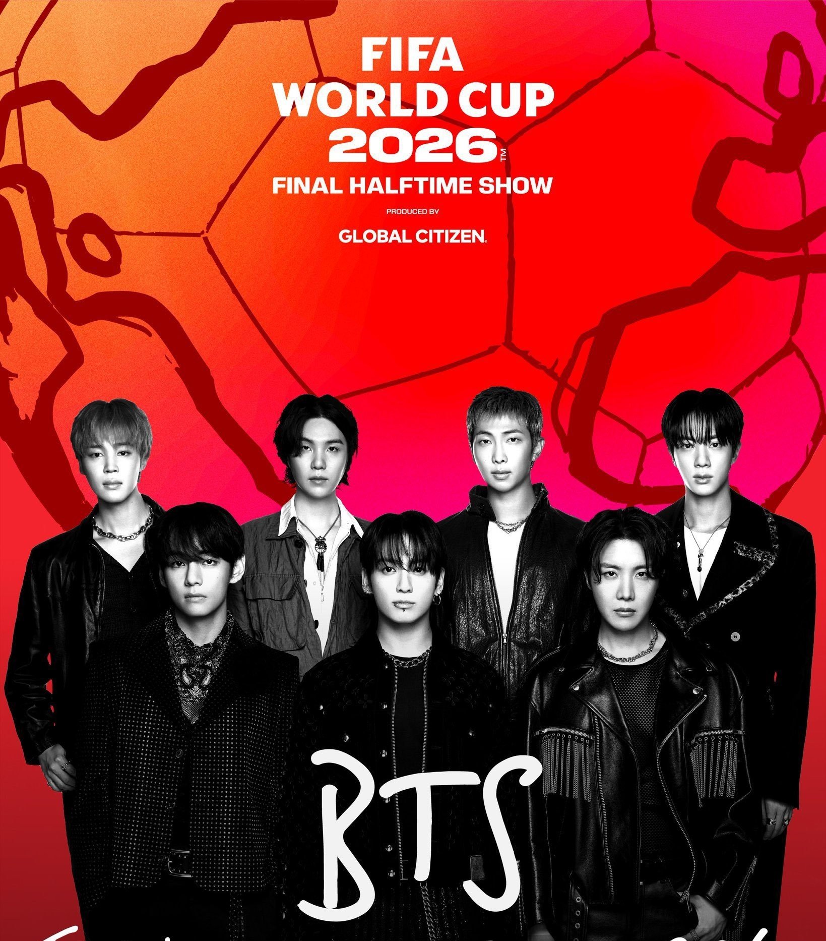 Theo thông tin được Global Citizen nhá hàng trước đó, BTS sẽ mang Permission to Dance đến sân khấu World Cup