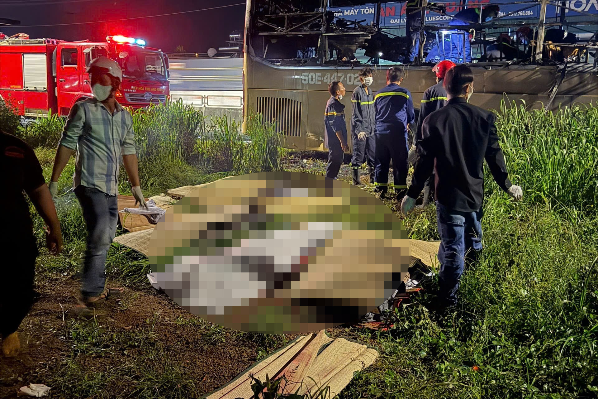 Cơ quan chức năng cho hay có 7 người tử vong, trong đó có 3 trẻ em. Ảnh: Vietnamnet