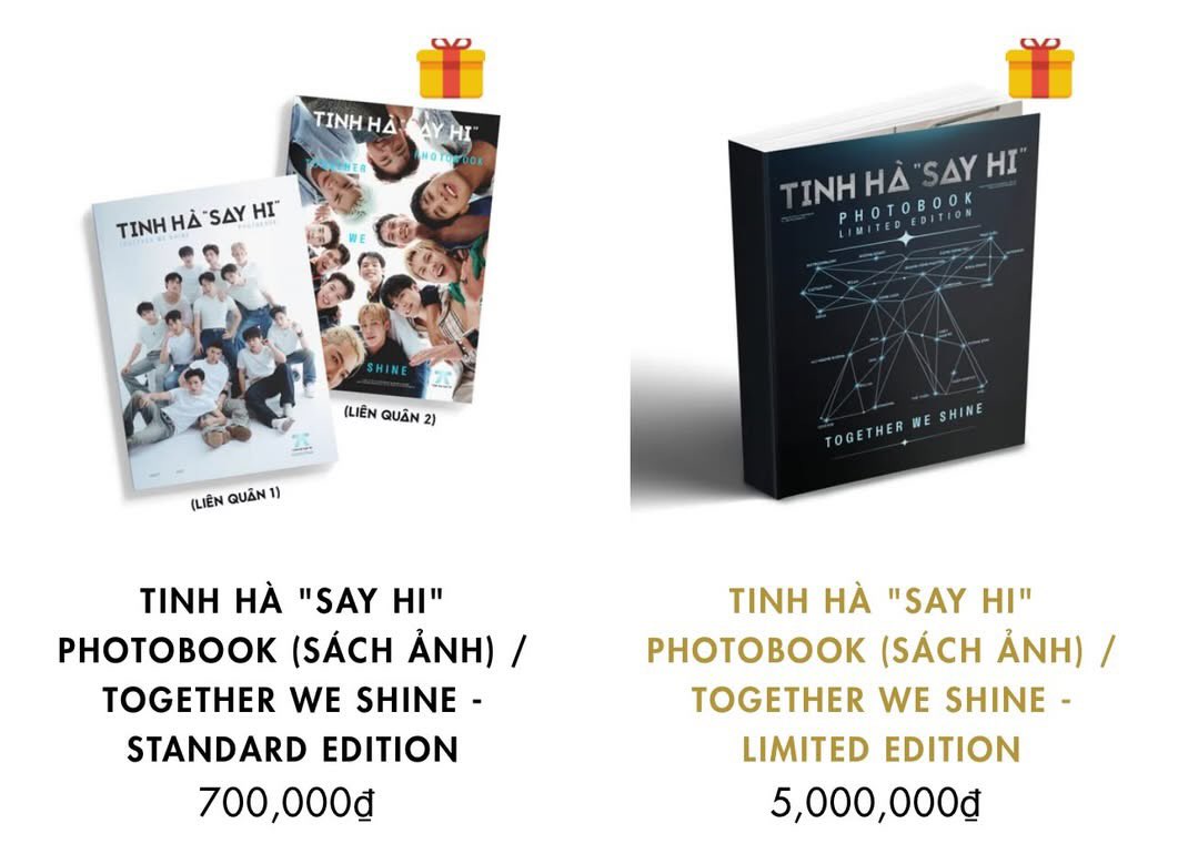 Hai phiên bản photobook đang trở thành đề tài bàn tán trên mạng xã hội
