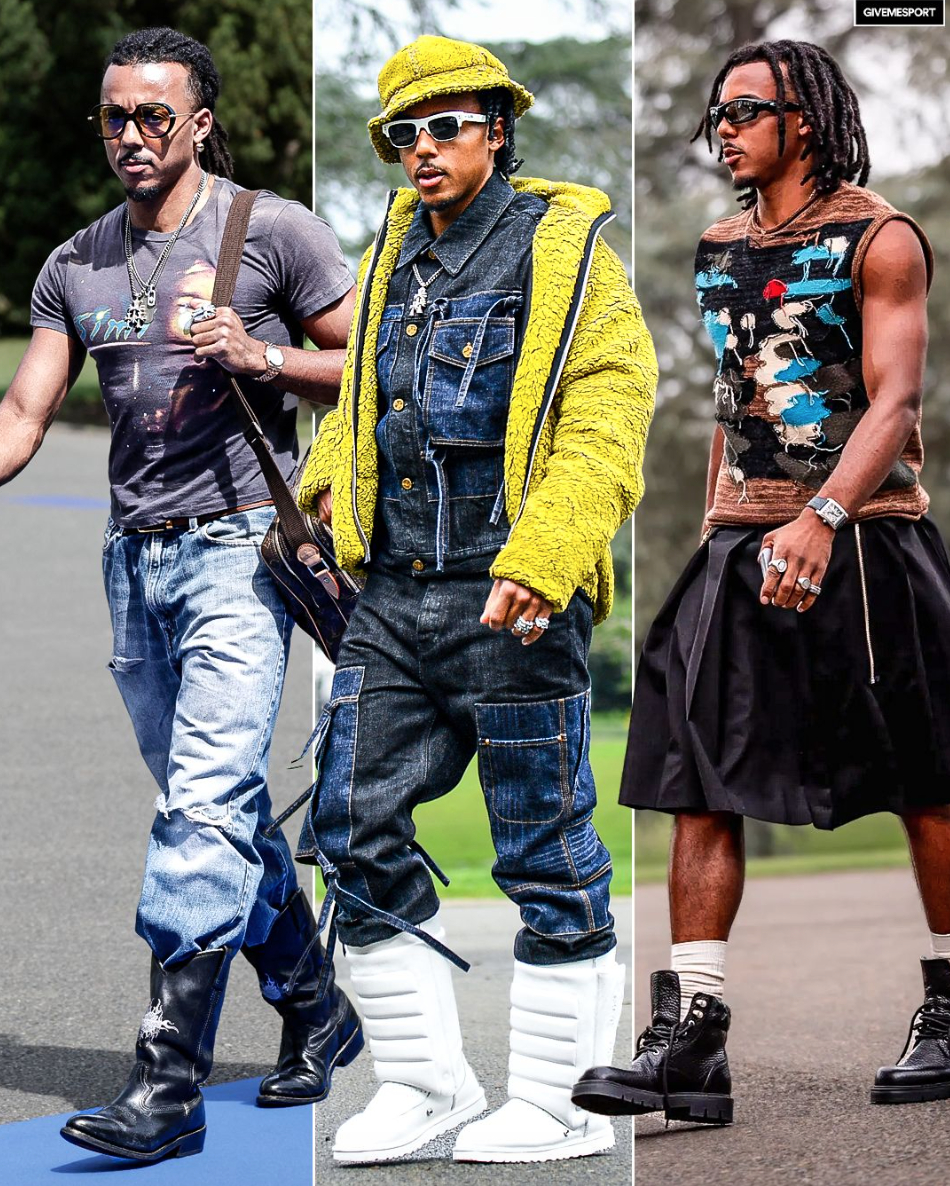  Ngoài ra, Jules Koundé của đội tuyển Pháp cũng là cầu thủ có street style ấn tượng và táo bạo nhất mỗi buổi tập trước trận đấu. Anh cũng thường xuyên có mặt tại front row các show diễn trong khuôn khổ Tuần lễ Thời trang.