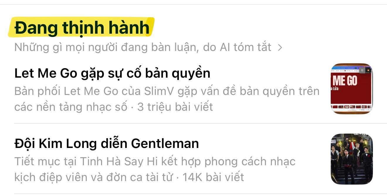 Thông tin ca khúc gặp sự cố bản quyền nhanh chóng thành chủ đề bàn tán trên mạng xã hội