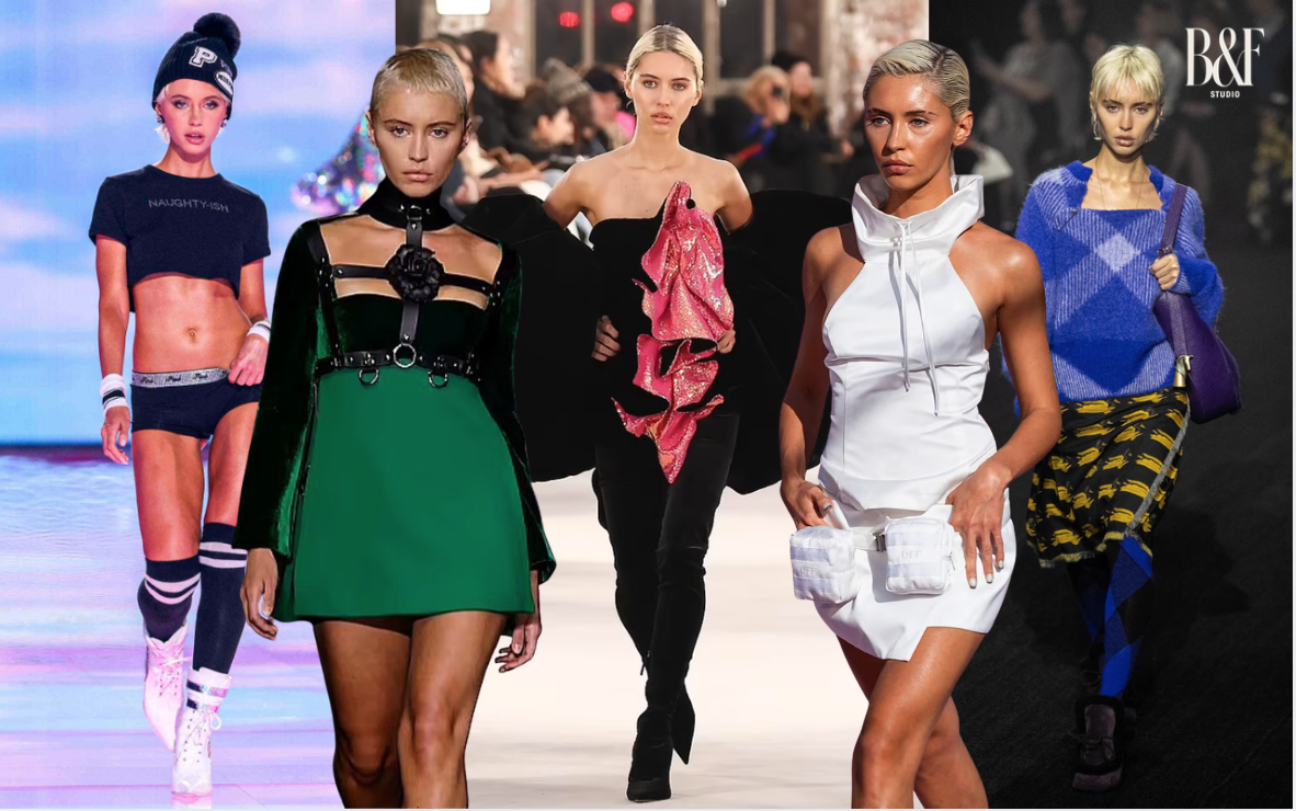  Dù không sở hữu chiều cao nổi bật, Iris Law vẫn nhiều lần xuất hiện trên các sàn runway của nhiều nhà mốt danh tiếng.