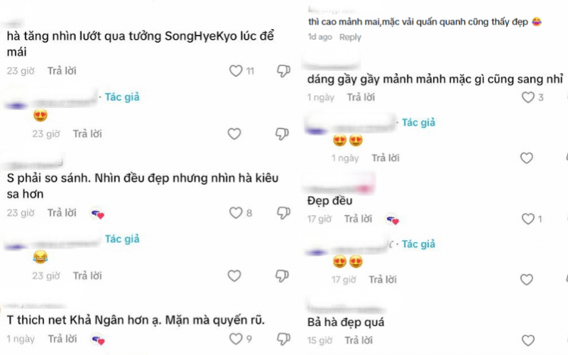 Màn đụng hàng của Khả Ngân và Hà Tăng khiến dân tình xôn xao.