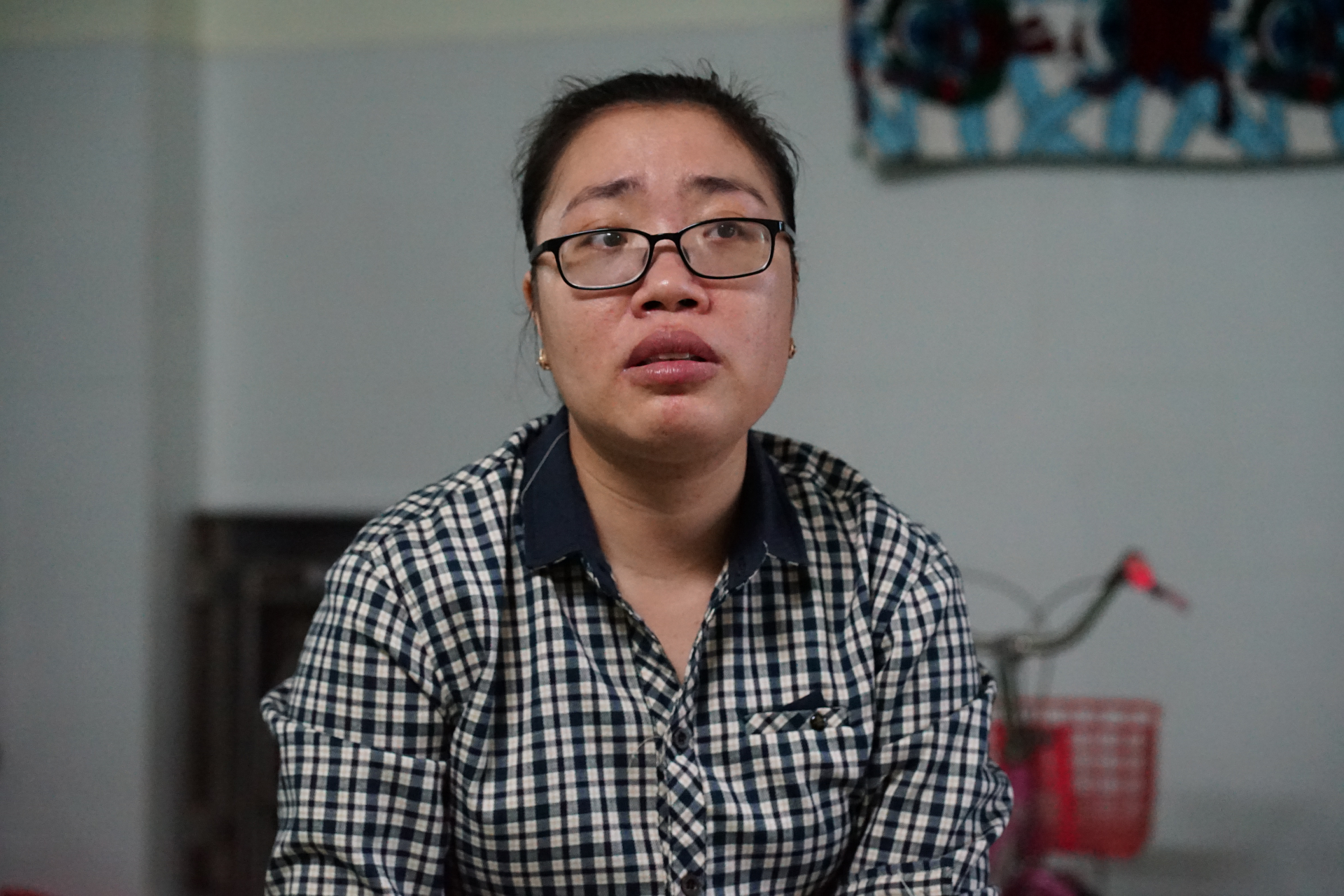 Chị Đào Thị Ngọc Mai (Ảnh: Di Anh)