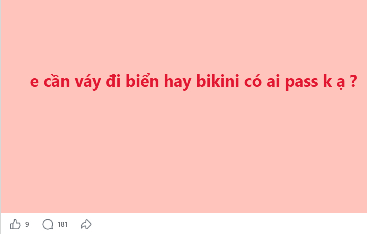 Bán lại bikini đã mặc, cô gái châm ngòi cuộc