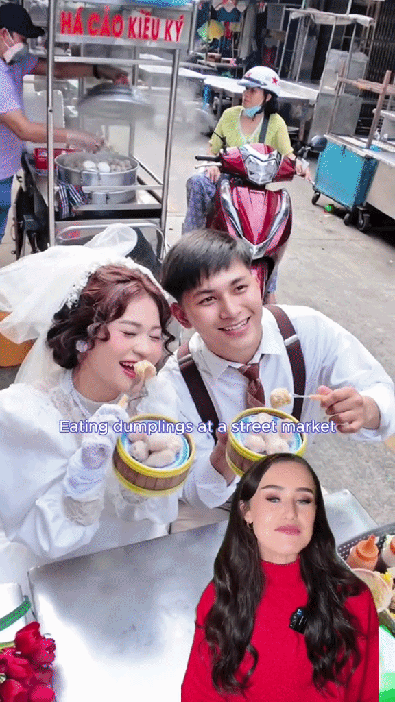 Các concept cưới vô cùng đa dạng, cho cảm giác như các bộ phim rom-com.