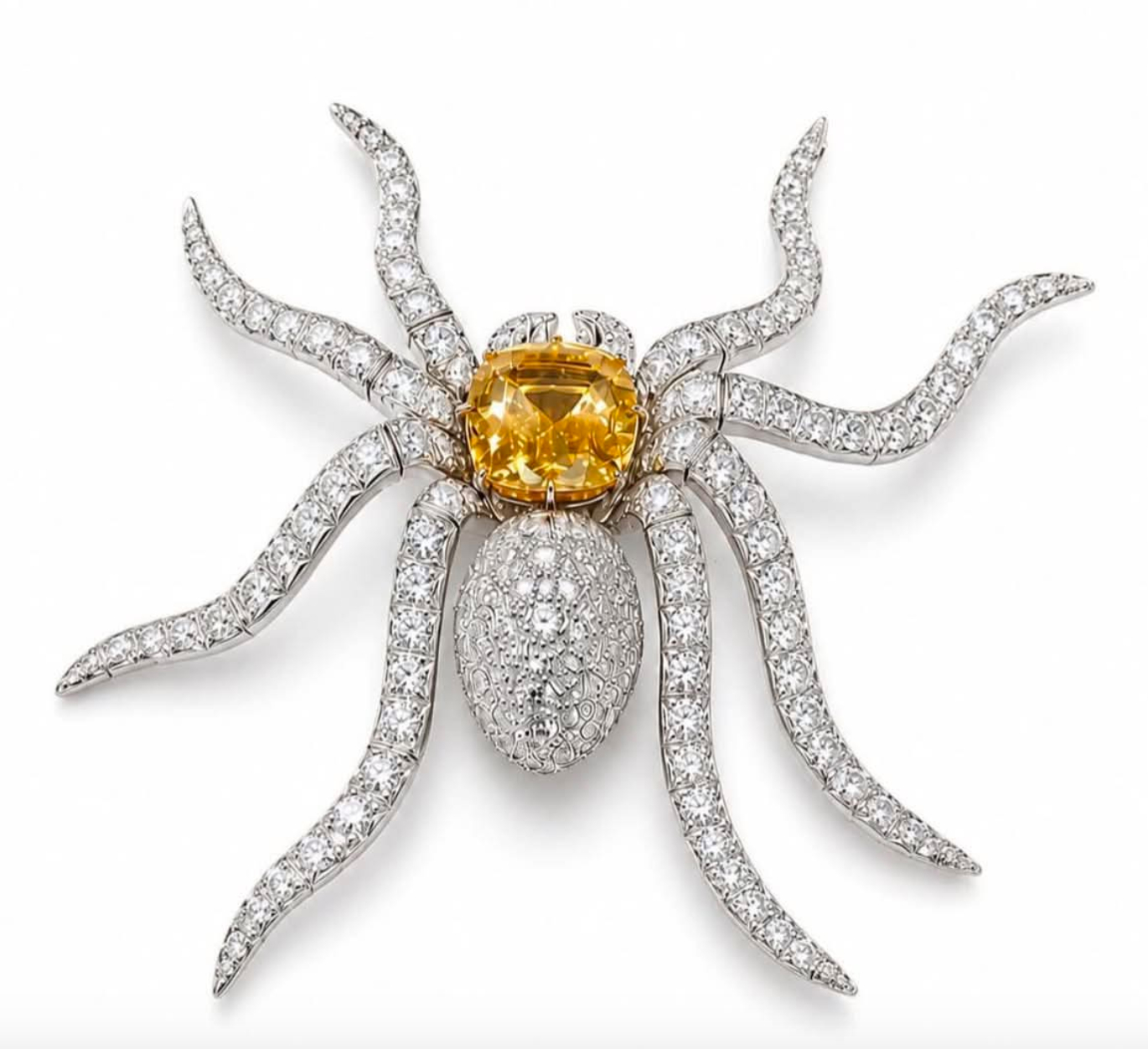 Chiếc ghim cài được thiết kế bởi NTK kim hoàn David Webb nhưng sau đó đã được Chopard mua lại, vì vậy hiện nay, nó thuộc sở hữu của Chopard.