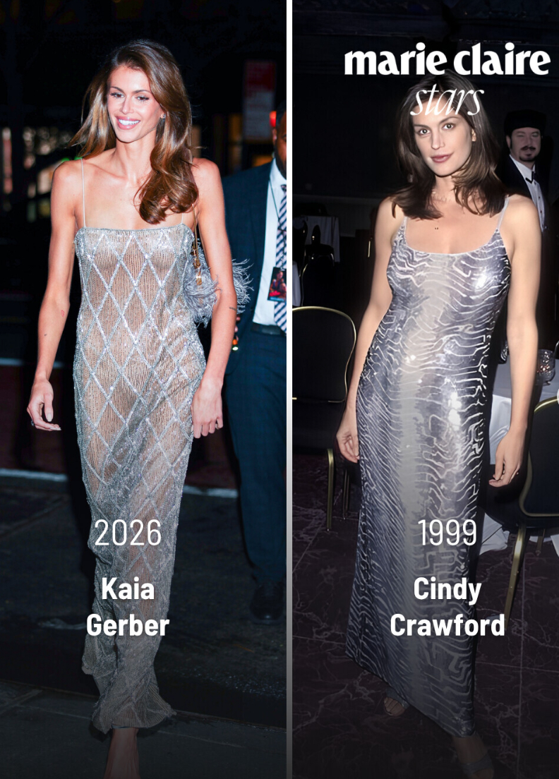 Phần lớn netizen đều cho rằng Kaia Gerber như một bản sao của Cindy Crawford thời trẻ. Tuy nhiên, bên cạnh những lời khen về nhan sắc, cũng có không ít ý kiến cho rằng Kaia trông trưởng thành hơn tuổi thật. Ở tuổi 25, người mẫu sinh năm 2001 bị một bộ phận netizen nhận xét có gương mặt khá sắc sảo, dễ tạo cảm giác già dặn hơn so với nhiều người cùng thế hệ.