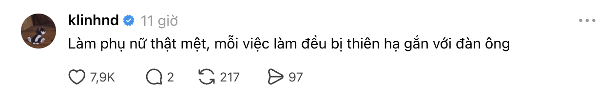 Bình luận của Cô Em Trendy (Ảnh chụp màn hình)