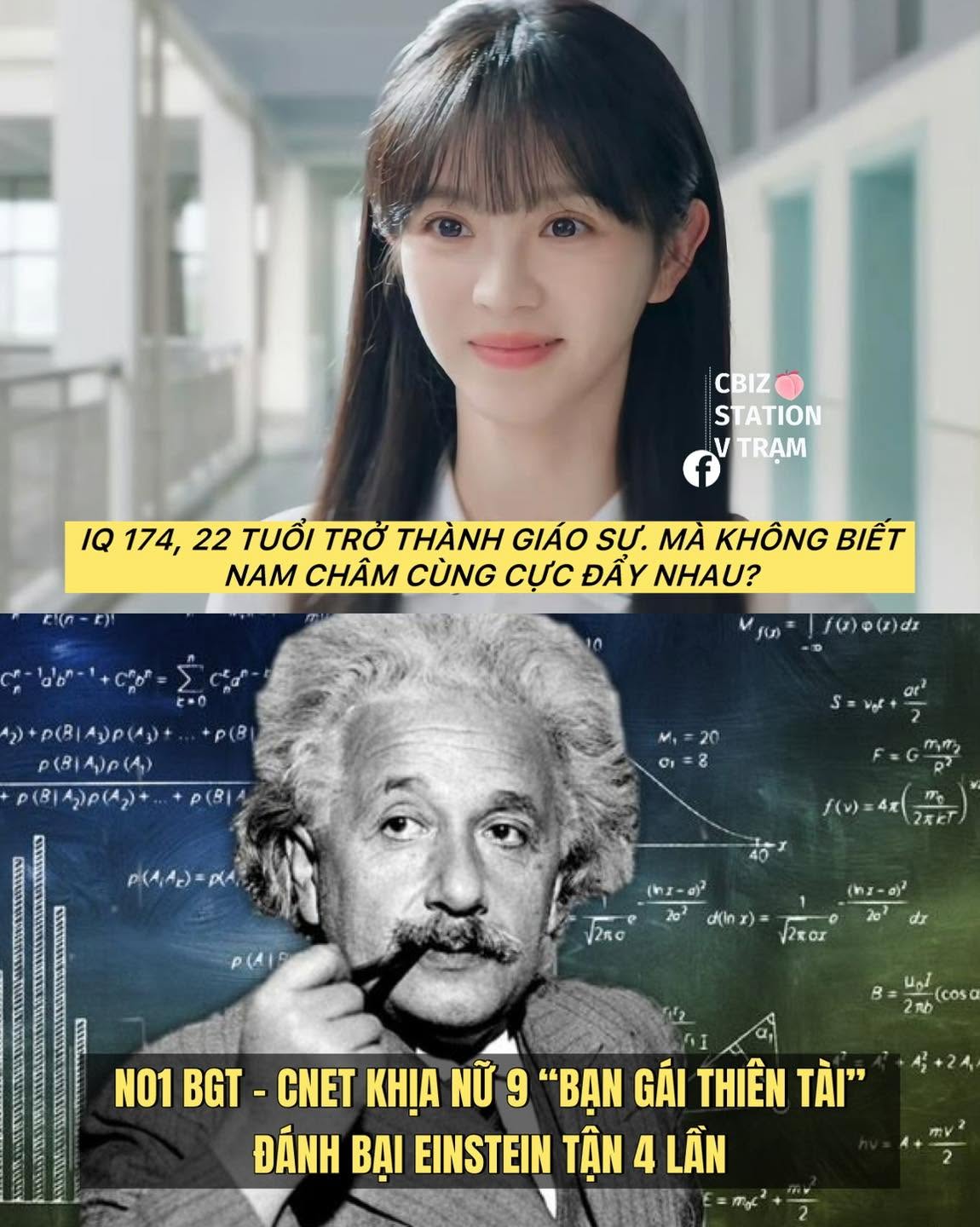 Đang viral cô gái thiên tài có IQ cao hơn Einstein, 22 tuổi là giáo sư: Xinh đẹp giỏi giang nhưng không ai khen nổi