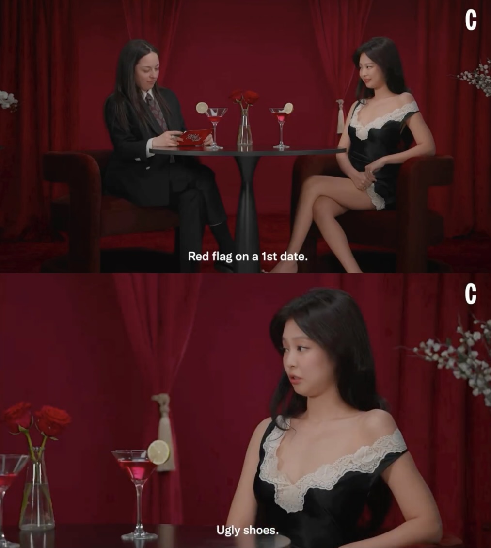 Bí mật của Jennie trong những buổi first date là âm thầm trừ điểm những đôi giày xấu.