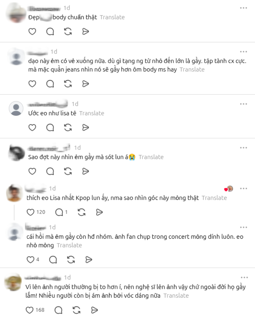 Netizen trầm trồ trước vòng eo siêu nhỏ của Lisa.