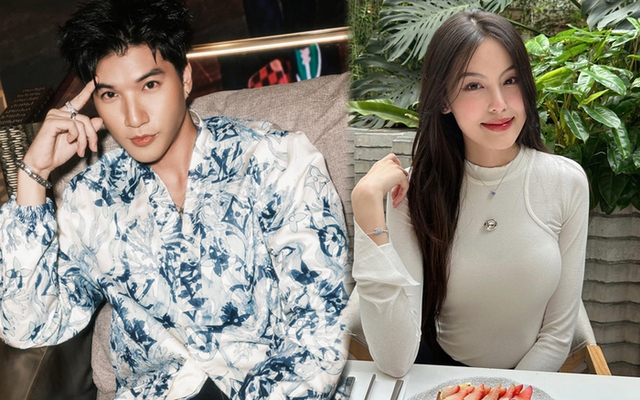 Về chuyện tình cảm, HIEUTHUHAI và hot girl Tăng Mỹ Hàn bị soi hint hẹn hò trong suốt thời gian qua. Ảnh: FBNV