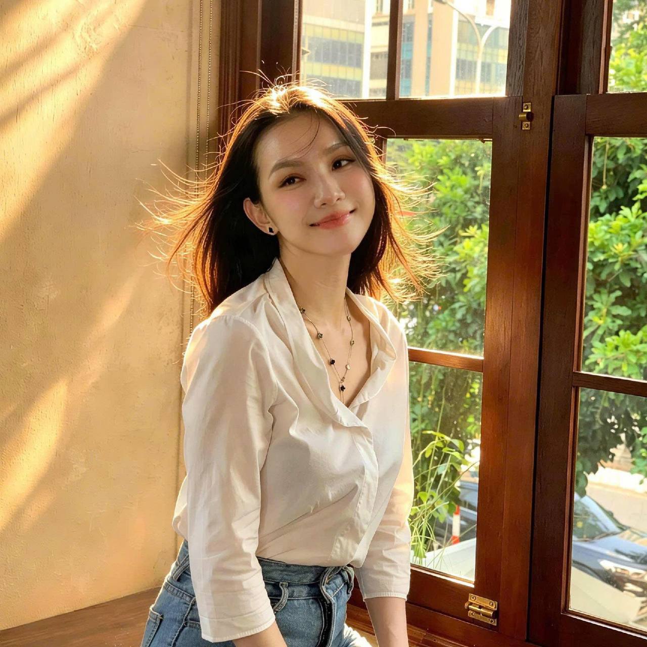 Vẻ đẹp của Thùy Lâm vẫn vẹn nguyên như thời điểm đăng quang 18 năm trước.