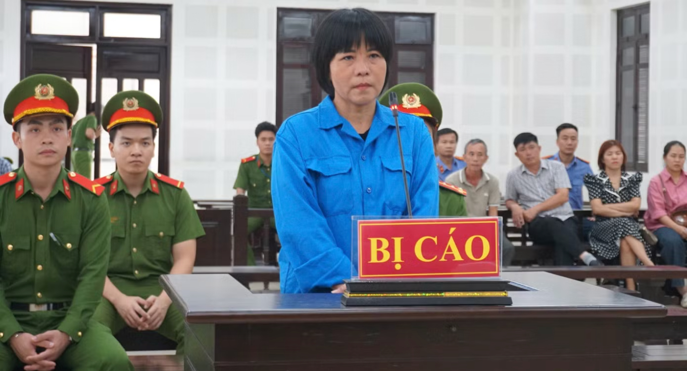 Bị cáo Tô Thị Ty Na tại phiên tòa. Ảnh: Tiền phong