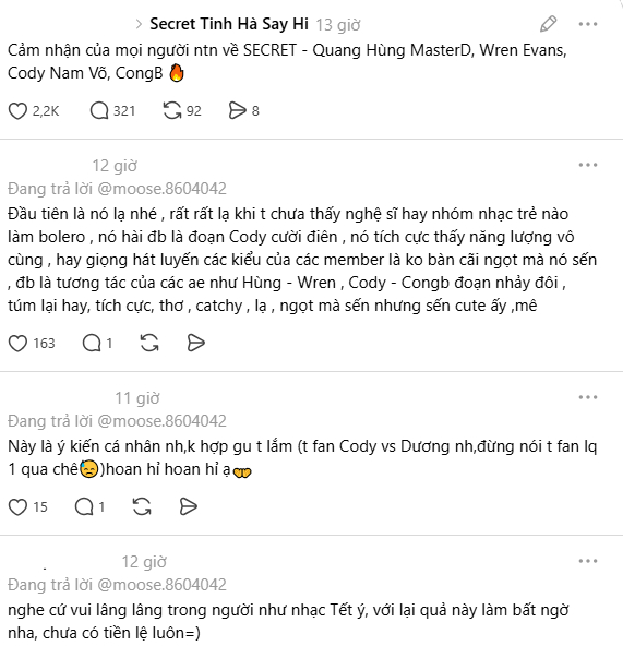 Không ai ngờ Wren Evans và Quang Hùng MasterD cũng có ngày này