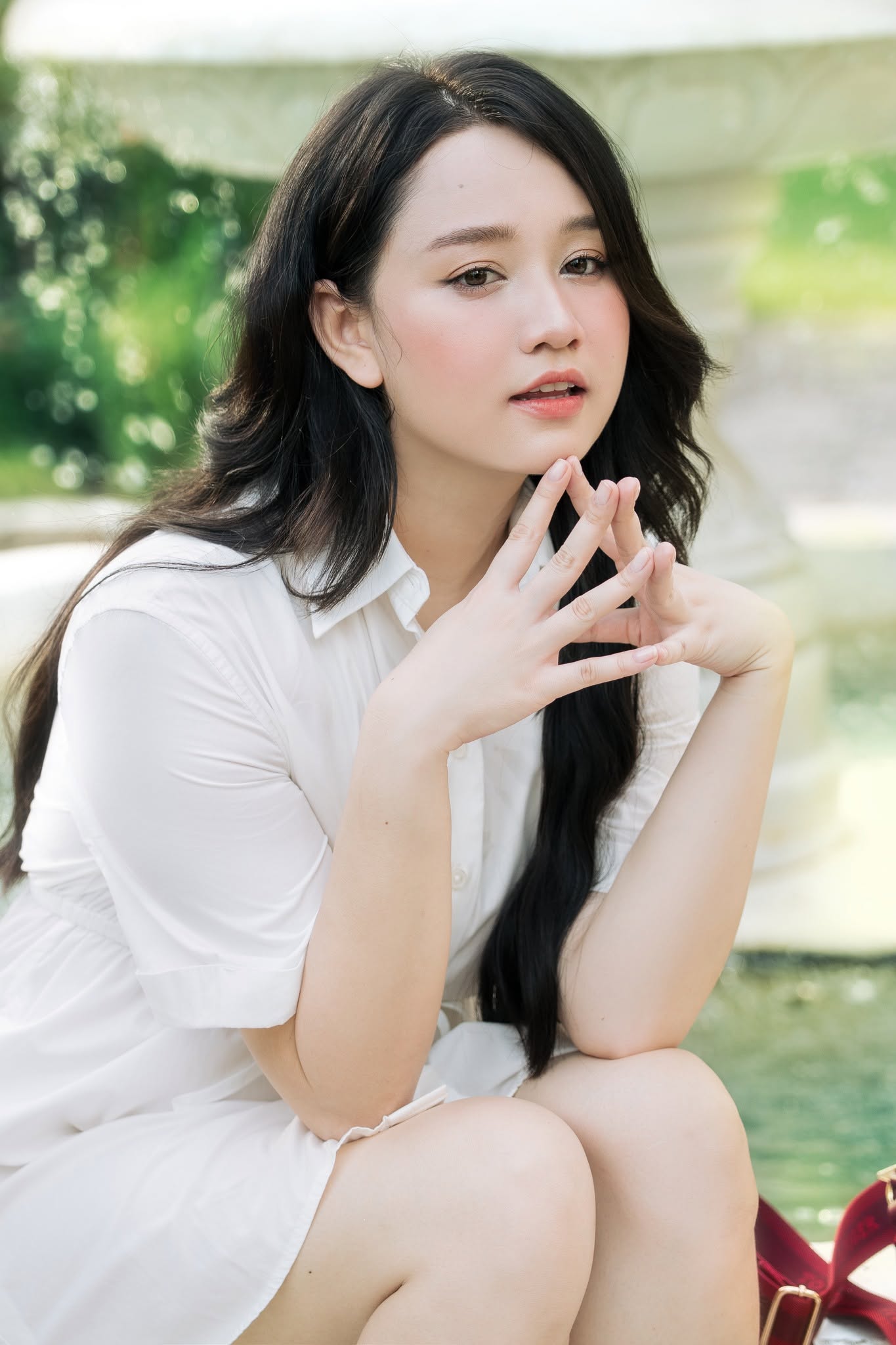 Hiện tại, Trúc Anh đã tích cực xuất hiện trở lại tham gia các sự kiện. Ảnh: FBNV